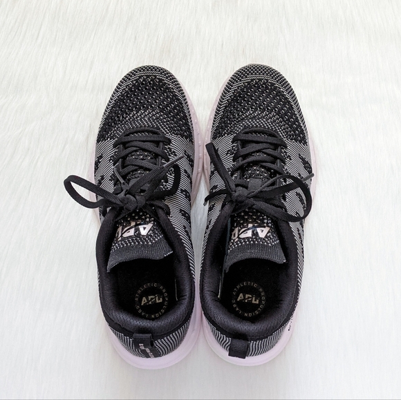 APL Techloom Pro Sneakers In Black / Bleached Pink Size 8.5 - Picture 9 of 16